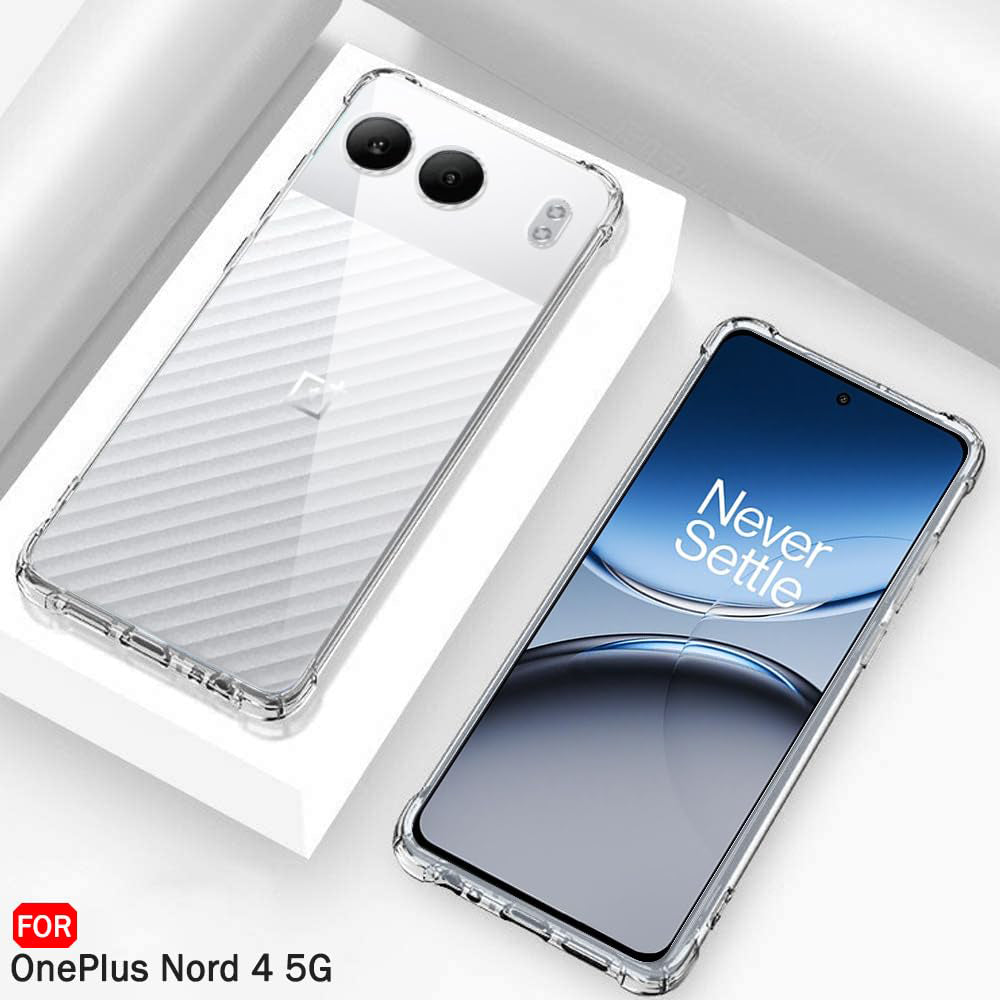 Калъф за OnePlus Nord 4, Techsuit, противоударен прозрачен, прозрачен