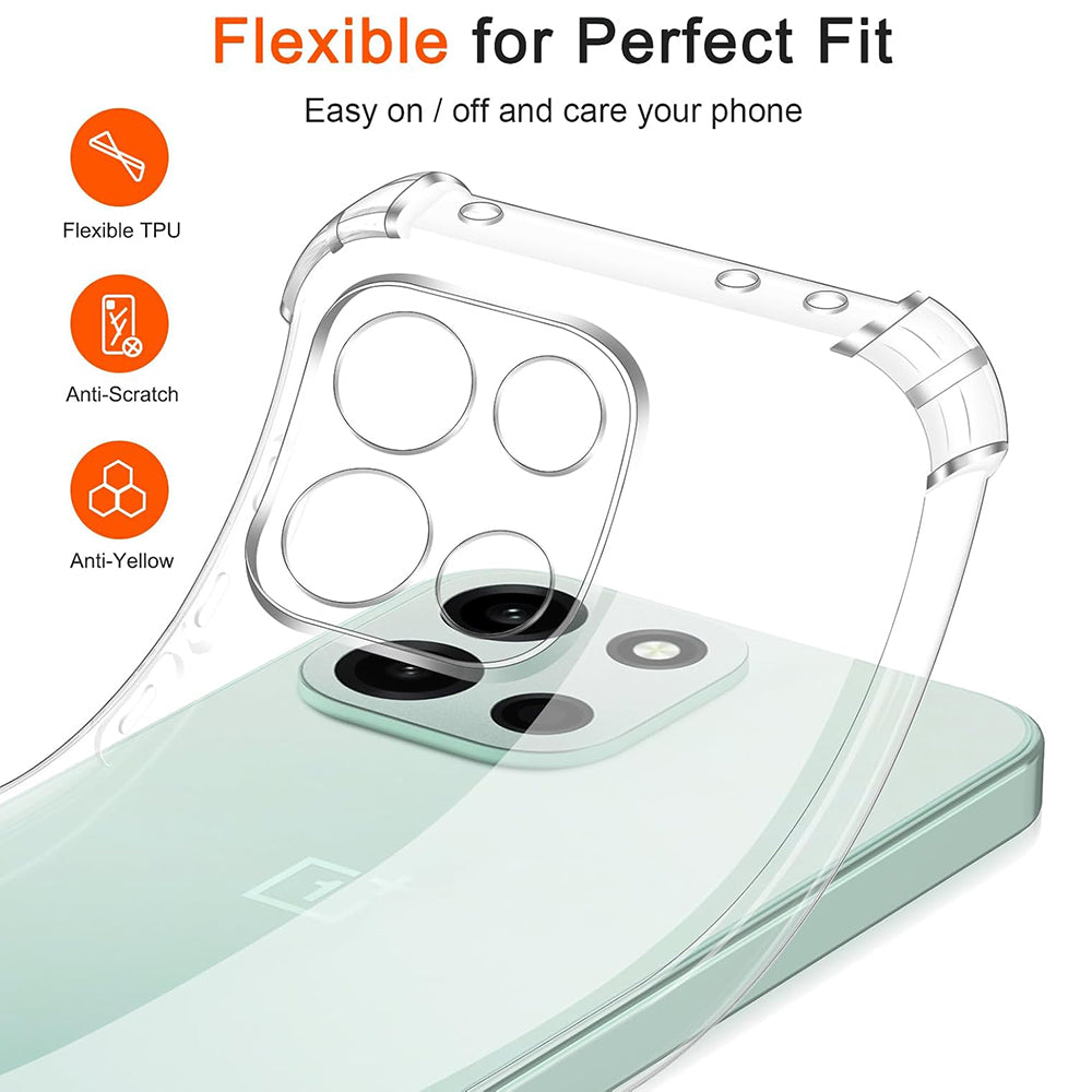 Калъф за OnePlus Nord 6, Techsuit, Shockproof Clear, Прозрачен