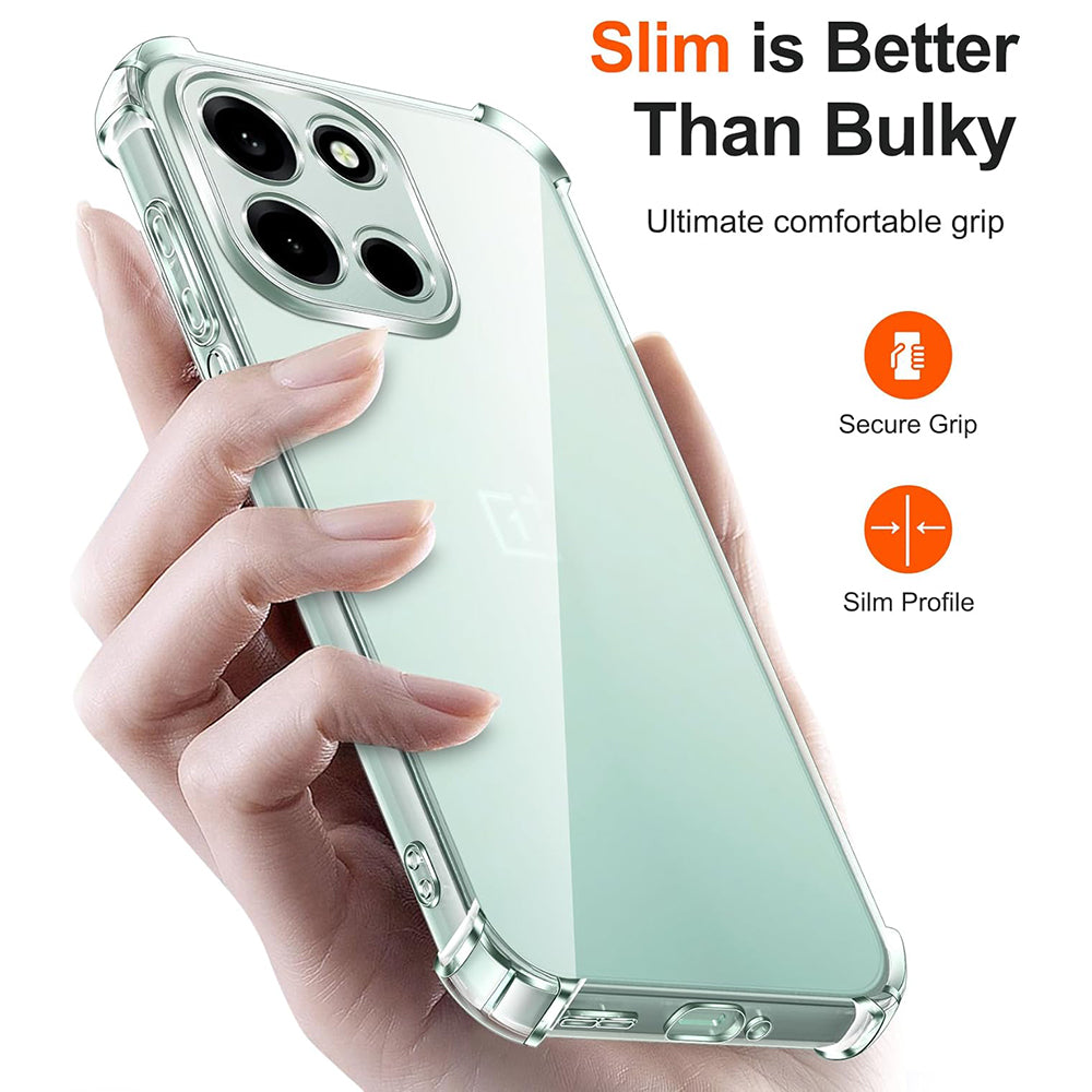 Калъф за OnePlus Nord 6, Techsuit, Shockproof Clear, Прозрачен