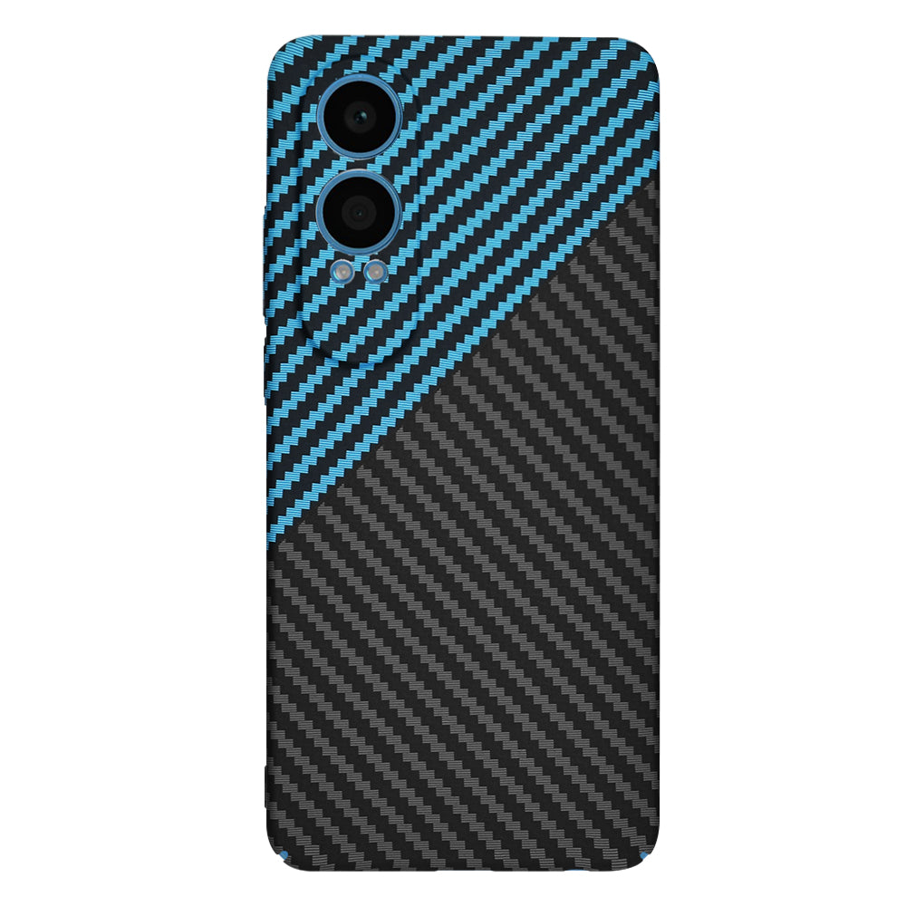 Калъф за OnePlus Nord CE4 Lite, Techsuit, Carbonite FiberShell, Черно Синьо