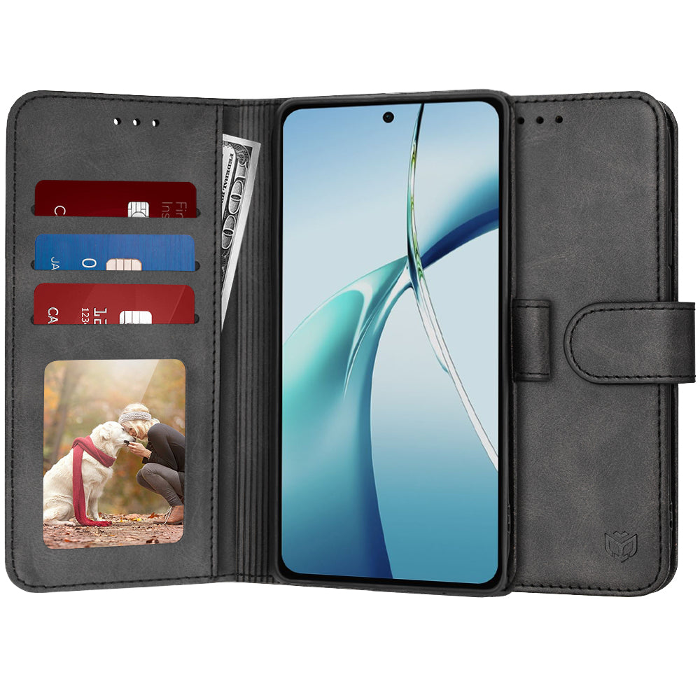 Калъф за OnePlus Nord CE4 Lite, Techsuit, Diary Book, Черен