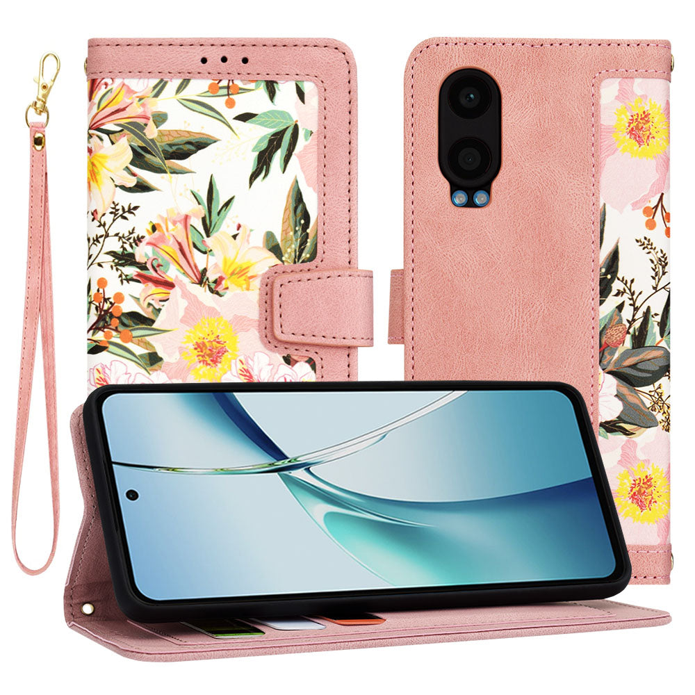Калъф за OnePlus Nord CE4 Lite, Techsuit, FlipCraft, Розов