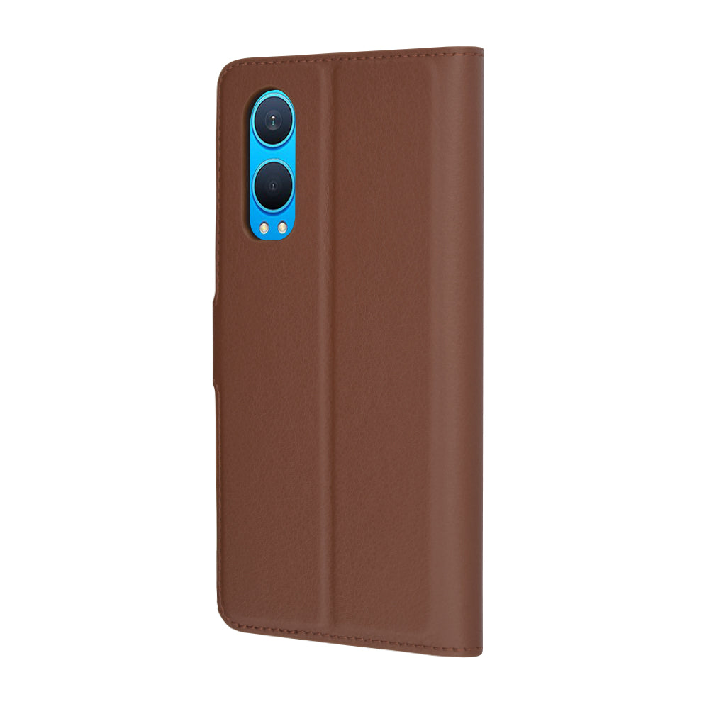 Калъф за OnePlus Nord CE4 Lite, Techsuit, Leather Folio, Кафяв