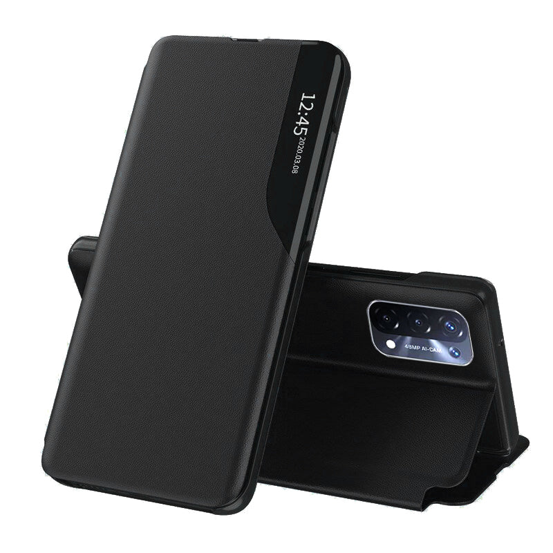 Калъф за OnePlus Nord N200 5G / Oppo A74 5G / A54 5G, Techsuit, eFold, Черен