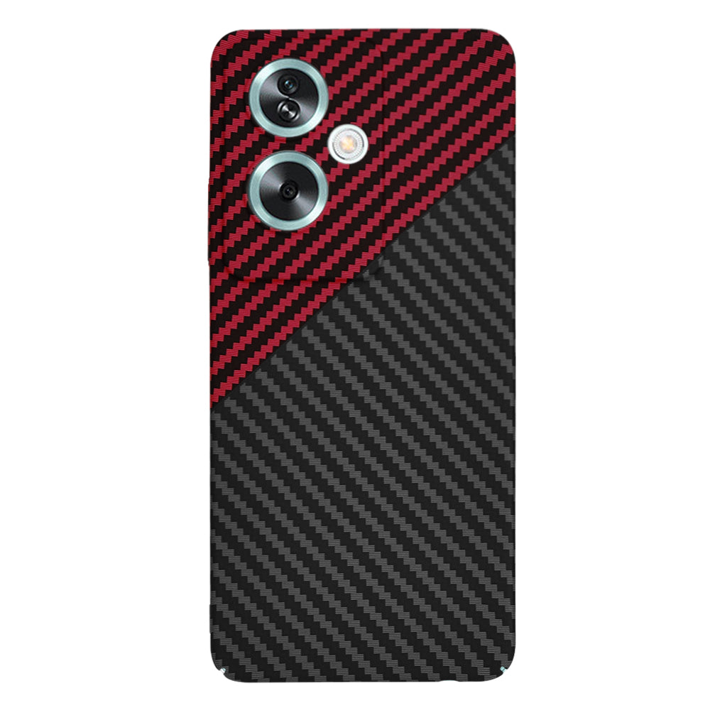Калъф за OnePlus Nord N30 SE / Oppo A79, Techsuit, Carbonite FiberShell, Черно Червен