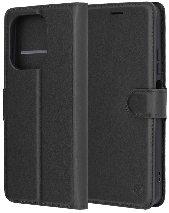 Калъф за Oppo A5 Pro 4G / A5 Pro, Techsuit, Leather Folio, Черен