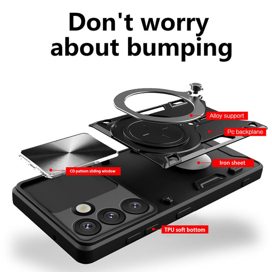 Case for Oppo A5 4G / A5 5G, Techsuit, CamGuard Pro, Pink