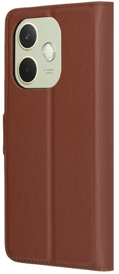 Калъф за Oppo A5 Pro 4G / A5 Pro, Techsuit, Leather Folio, Кафяв