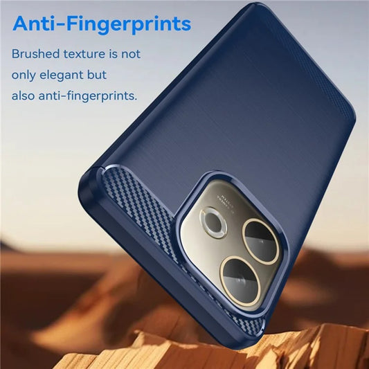 Калъф за Oppo A5 Pro 4G / A5 Pro, Techsuit, Карбон, Син