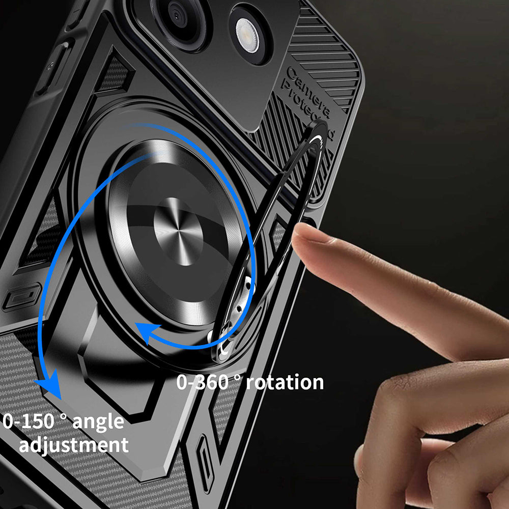 Калъф за Oppo A5 Pro 4G / A5 Pro, Techsuit, RuggedCam, Черен