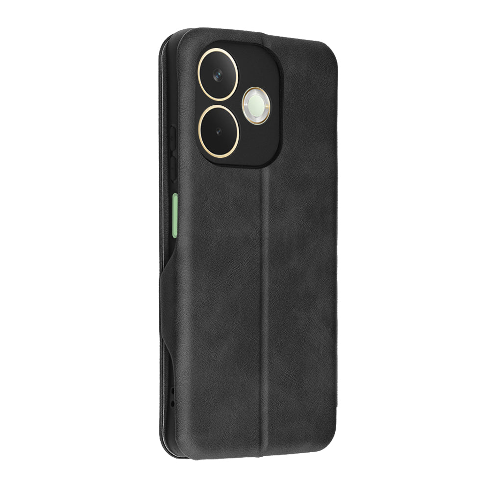 Калъф за Oppo A5 Pro 4G / A5 Pro, Techsuit, Safe Wallet Plus, Черен