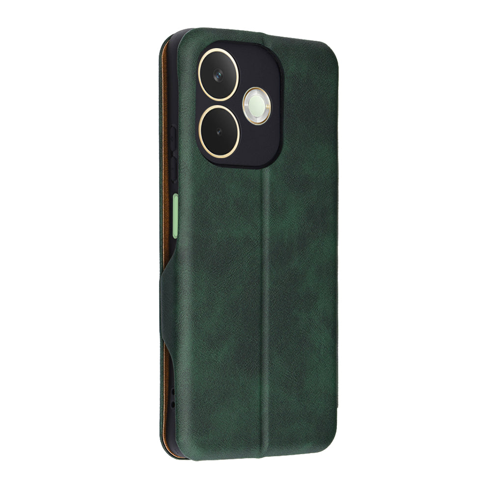 Калъф за Oppo A5 Pro 4G / A5 Pro, Techsuit, Safe Wallet Plus, Зелен