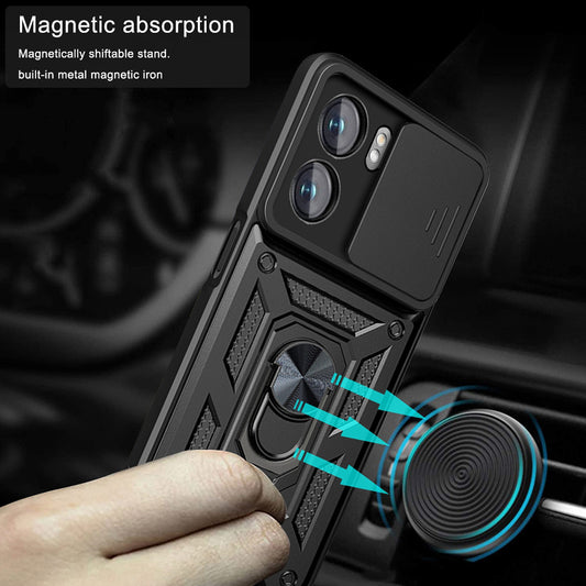 Калъф за Oppo A57 4G / A57s / Oneplus Nord N20 SE, Techsuit, CamShield, Черен