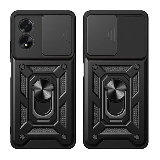 Калъф за Oppo A58 4G, Techsuit, CamShield, Черен