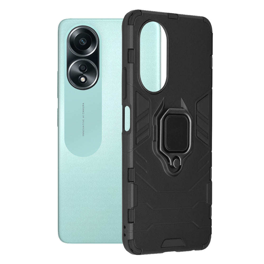 Калъф за Oppo A58 4G, Techsuit, Shield, Черен