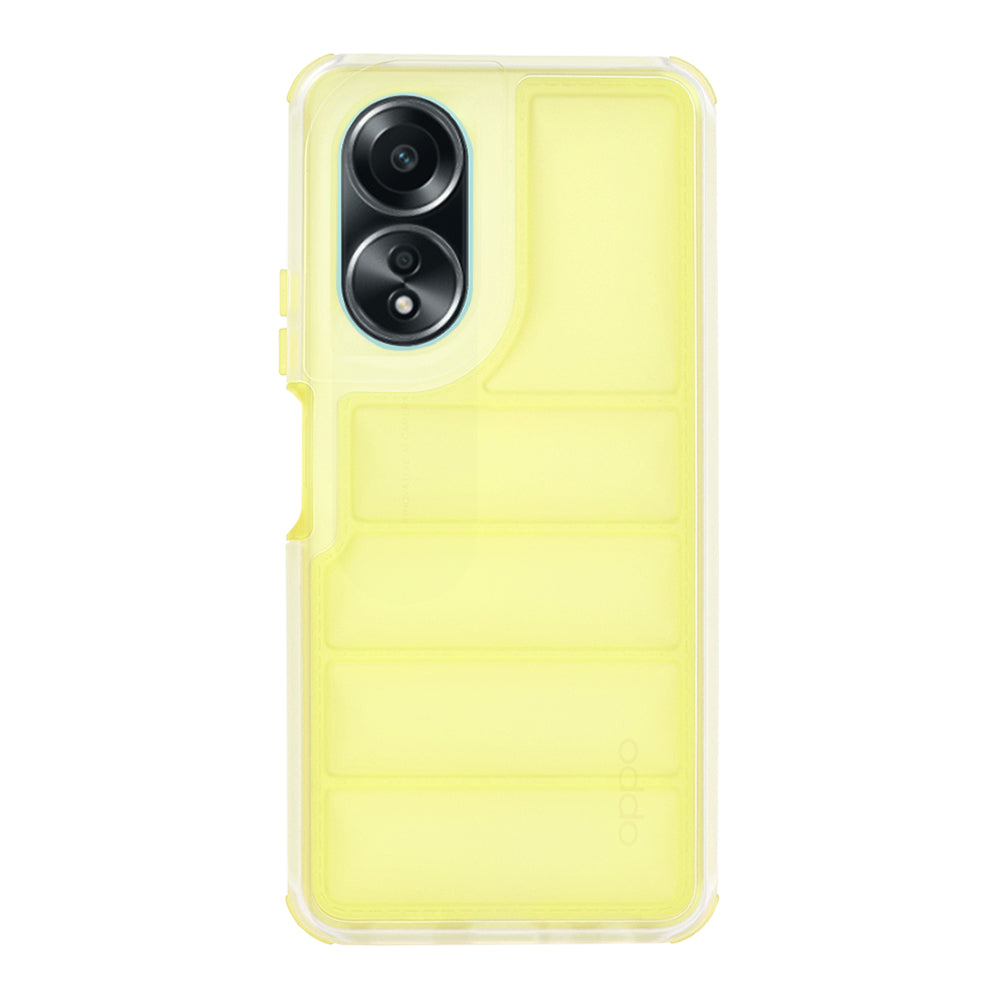 Калъф за Oppo A58 4G, Techsuit, Wave Shield, Жълт