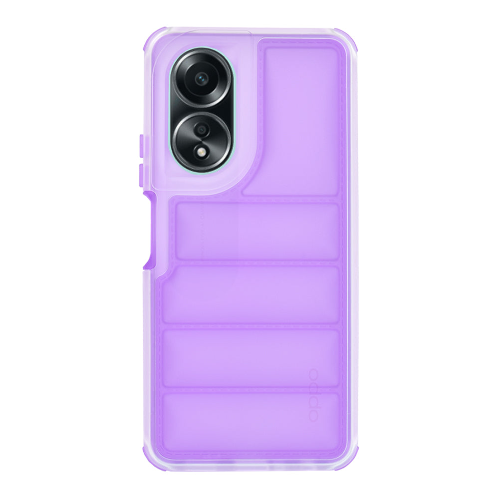 Калъф за Oppo A58 4G, Techsuit, Wave Shield, лилав