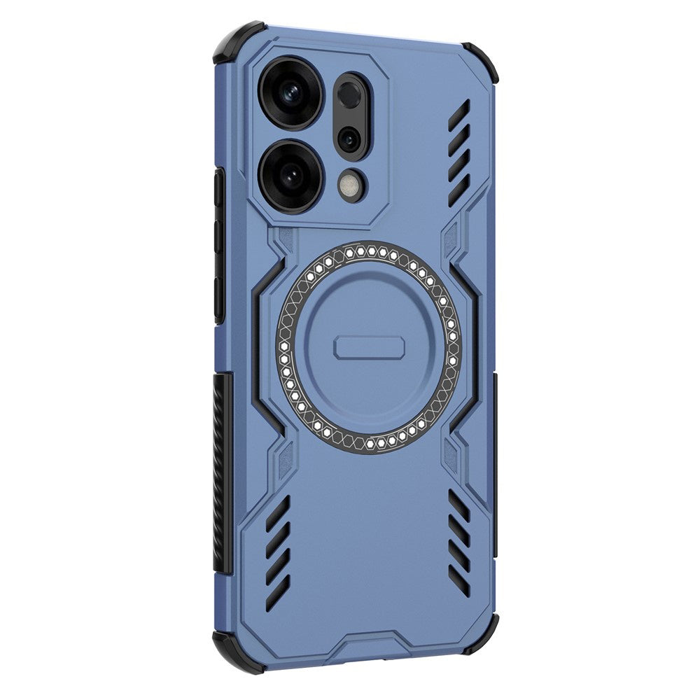 Калъф MagSafe за Oppo A6 Pro 5G / A6 Pro 4G, Techsuit, ArmorMag, Син