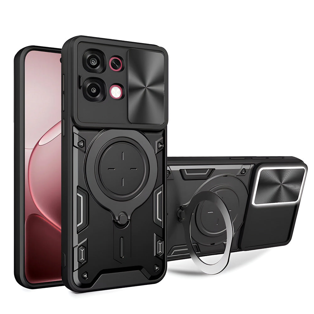 Калъф за Oppo A6 Pro 5G / A6 Pro 4G, Techsuit, CamGuard Pro, Черен