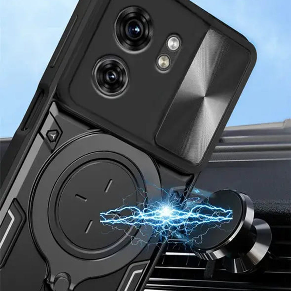 Калъф за Oppo A6 Pro 5G / A6 Pro 4G, Techsuit, CamGuard Pro, Черен