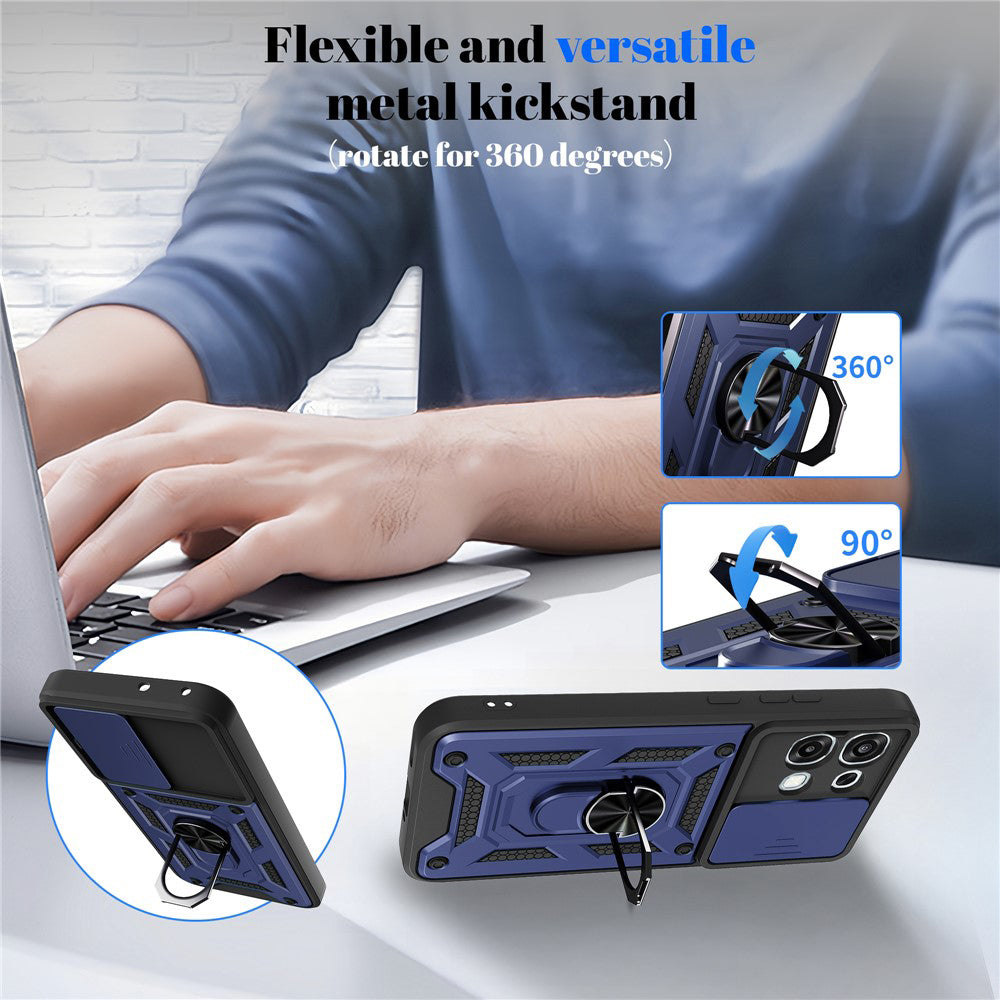 Калъф за Oppo A6 Pro 5G / A6 Pro 4G, Techsuit, CamShield, Черен