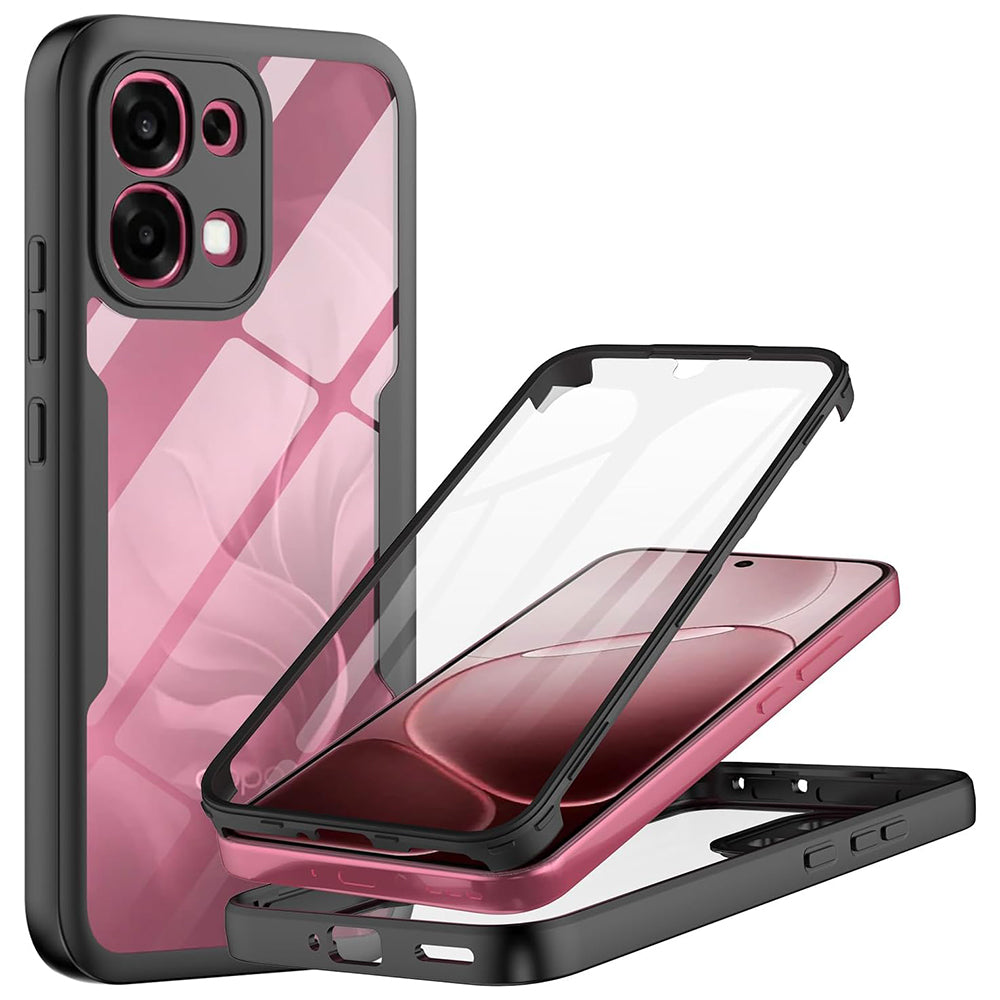 Калъф за Oppo A6 Pro 5G / A6 Pro 4G, Techsuit, ColorVerse 360, Черен