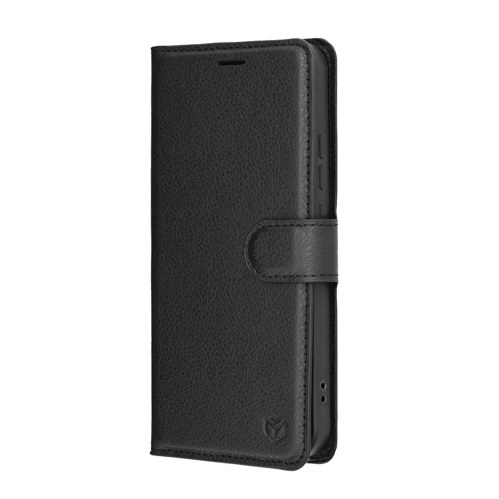 Калъф за Oppo A6 Pro 5G / A6 Pro 4G, Techsuit, Leather Folio, Черен