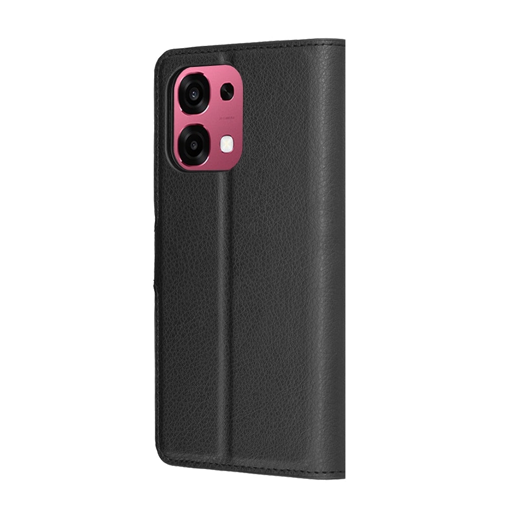 Калъф за Oppo A6 Pro 5G / A6 Pro 4G, Techsuit, Leather Folio, Черен