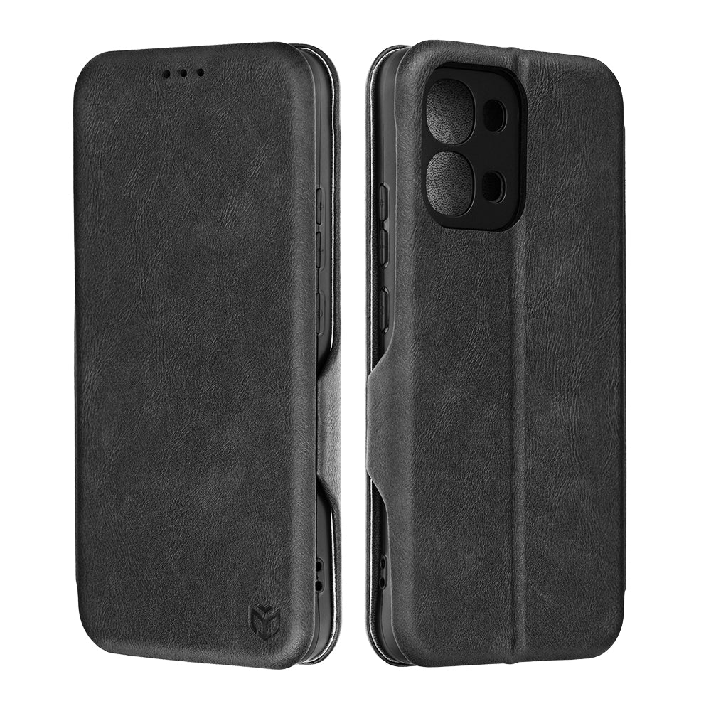 Калъф за Oppo A6 Pro 5G / A6 Pro 4G, Techsuit, Safe Wallet Plus, Черен