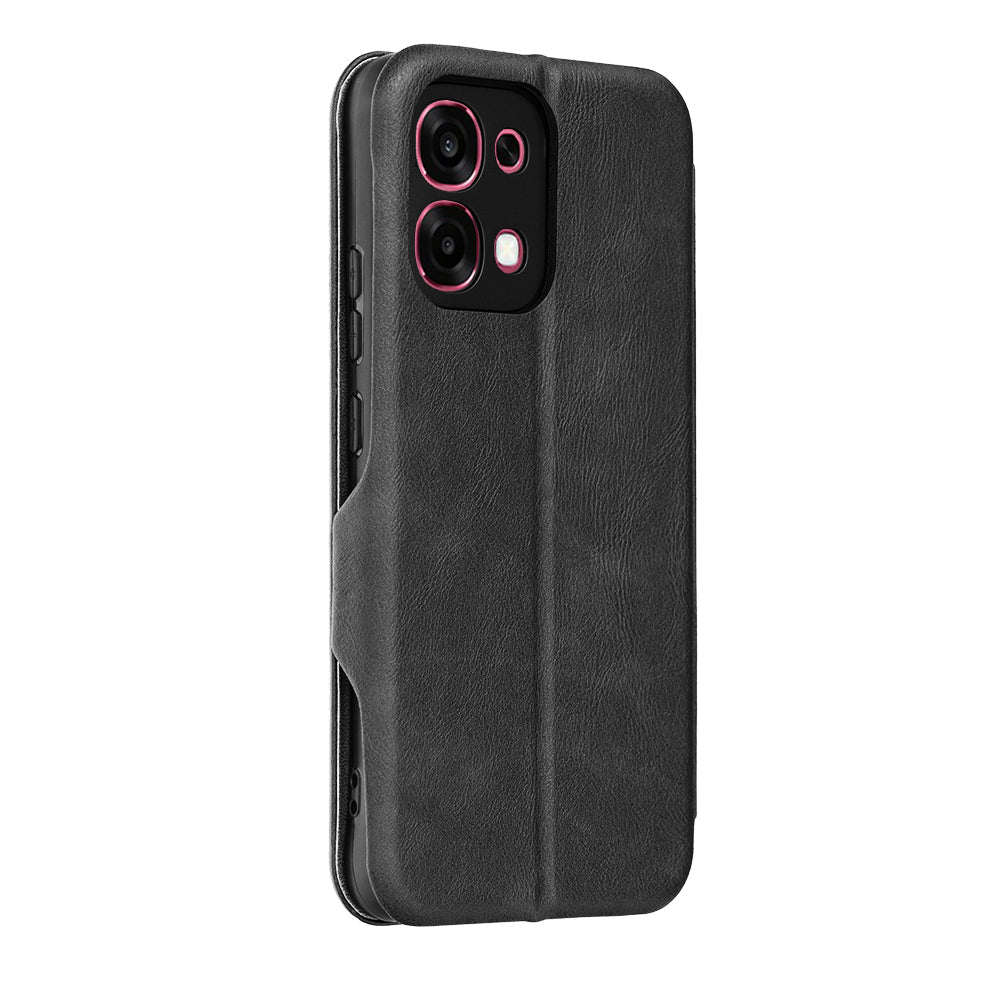 Калъф за Oppo A6 Pro 5G / A6 Pro 4G, Techsuit, Safe Wallet Plus, Черен