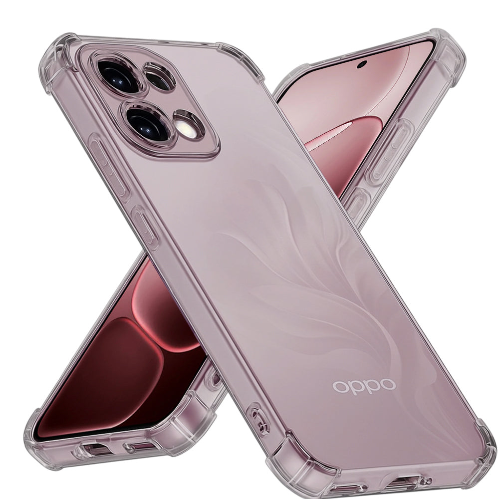 Калъф за Oppo A6 Pro 5G / A6 Pro 4G, Techsuit, Прозрачен противоударен, Опушен
