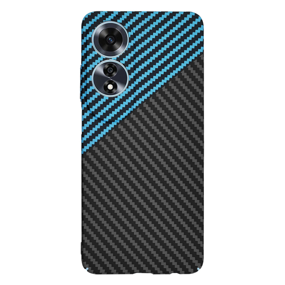 Калъф за Oppo A60, Techsuit, Carbonite FiberShell, Черно Синьо