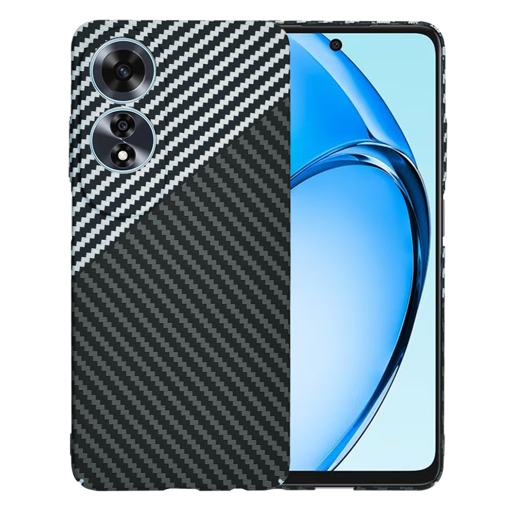 Калъф за Oppo A60, Techsuit, Carbonite FiberShell, Черно Сиво