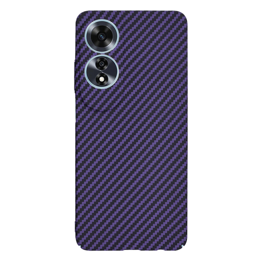 Калъф за Oppo A60, Techsuit, Carbonite FiberShell, лилав