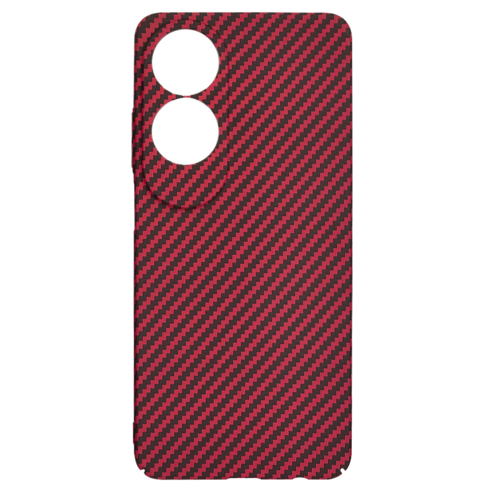 Калъф за Oppo A60, Techsuit, Carbonite FiberShell, Червен