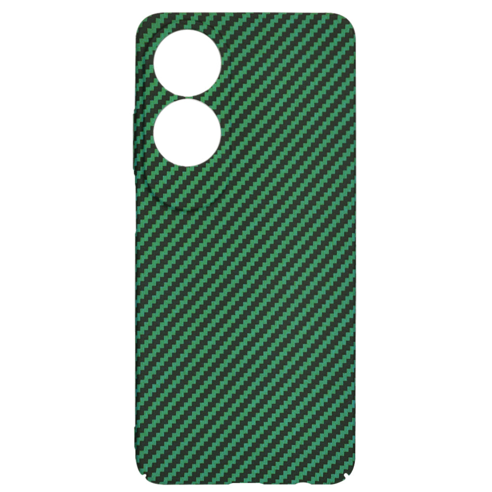 Калъф за Oppo A60, Techsuit, Carbonite FiberShell, Зелен