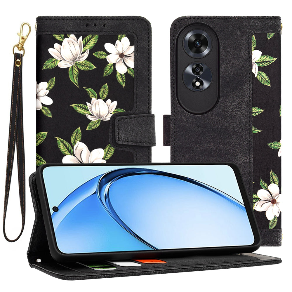 Калъф за Oppo A60, Techsuit, FlipCraft, Черен
