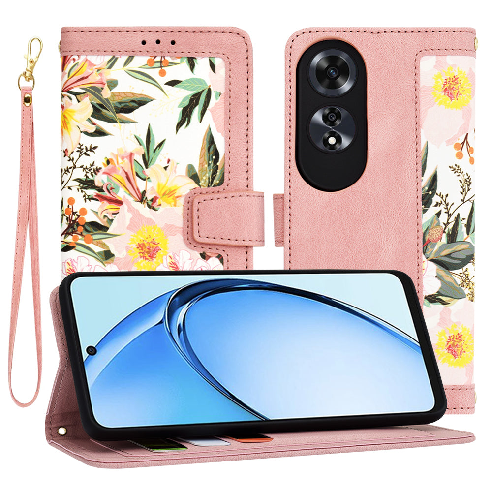 Калъф за Oppo A60, Techsuit, FlipCraft, Розов