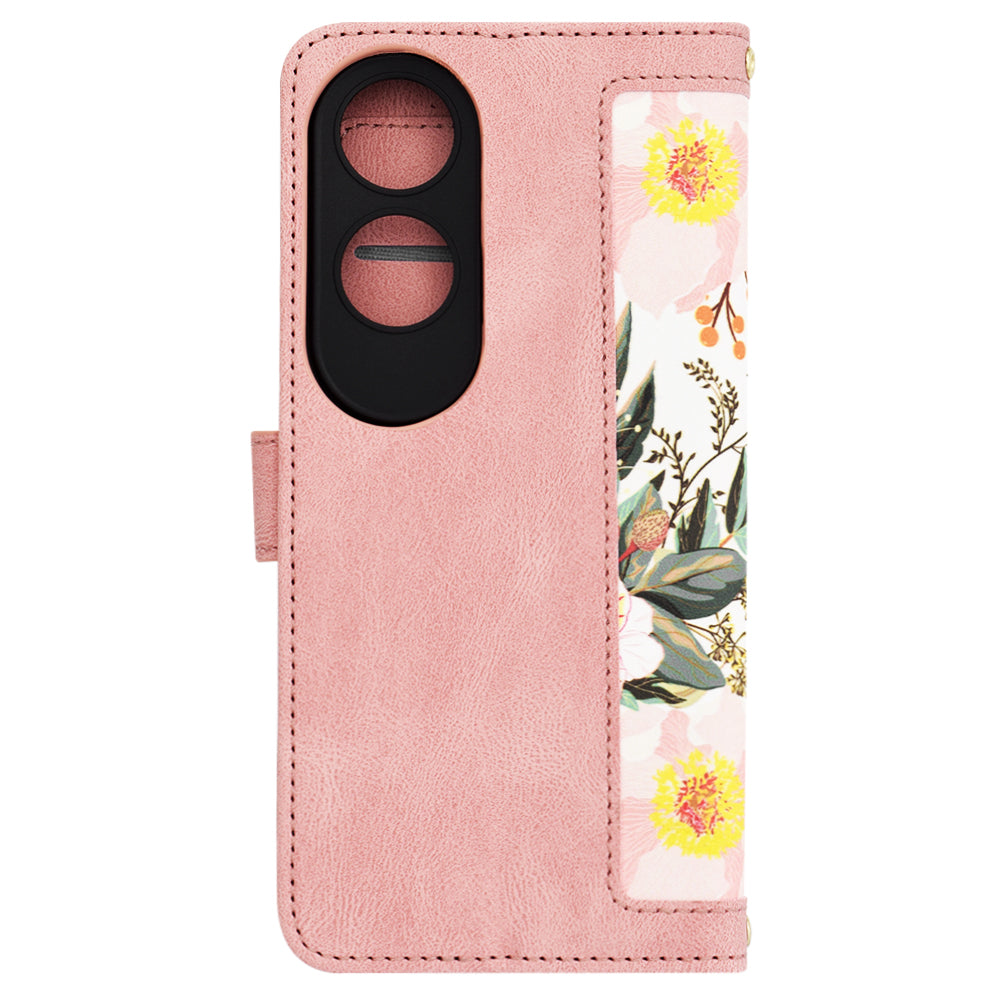 Калъф за Oppo A60, Techsuit, FlipCraft, Розов