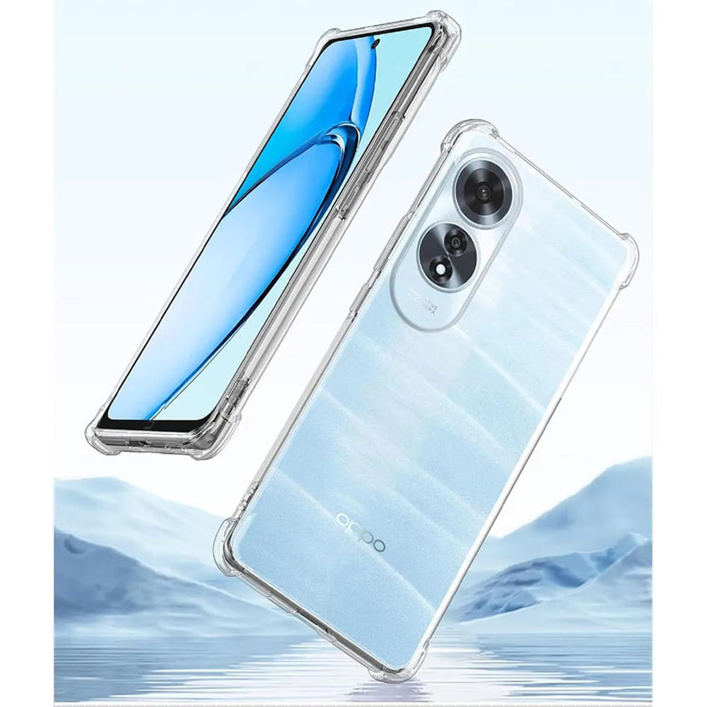 Калъф за Oppo A60, Techsuit, Shockproof Clear, Прозрачен