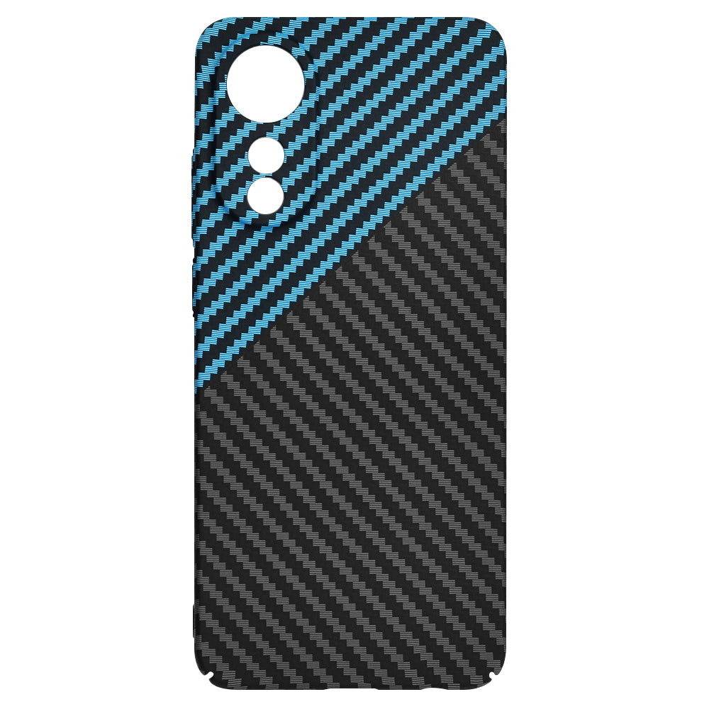 Калъф за Oppo A78 4G, Techsuit, Carbonite FiberShell, Черно Синьо