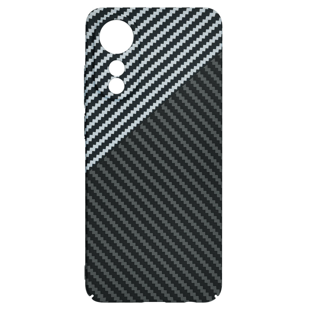 Калъф за Oppo A78 4G, Techsuit, Carbonite FiberShell, Черно Сиво