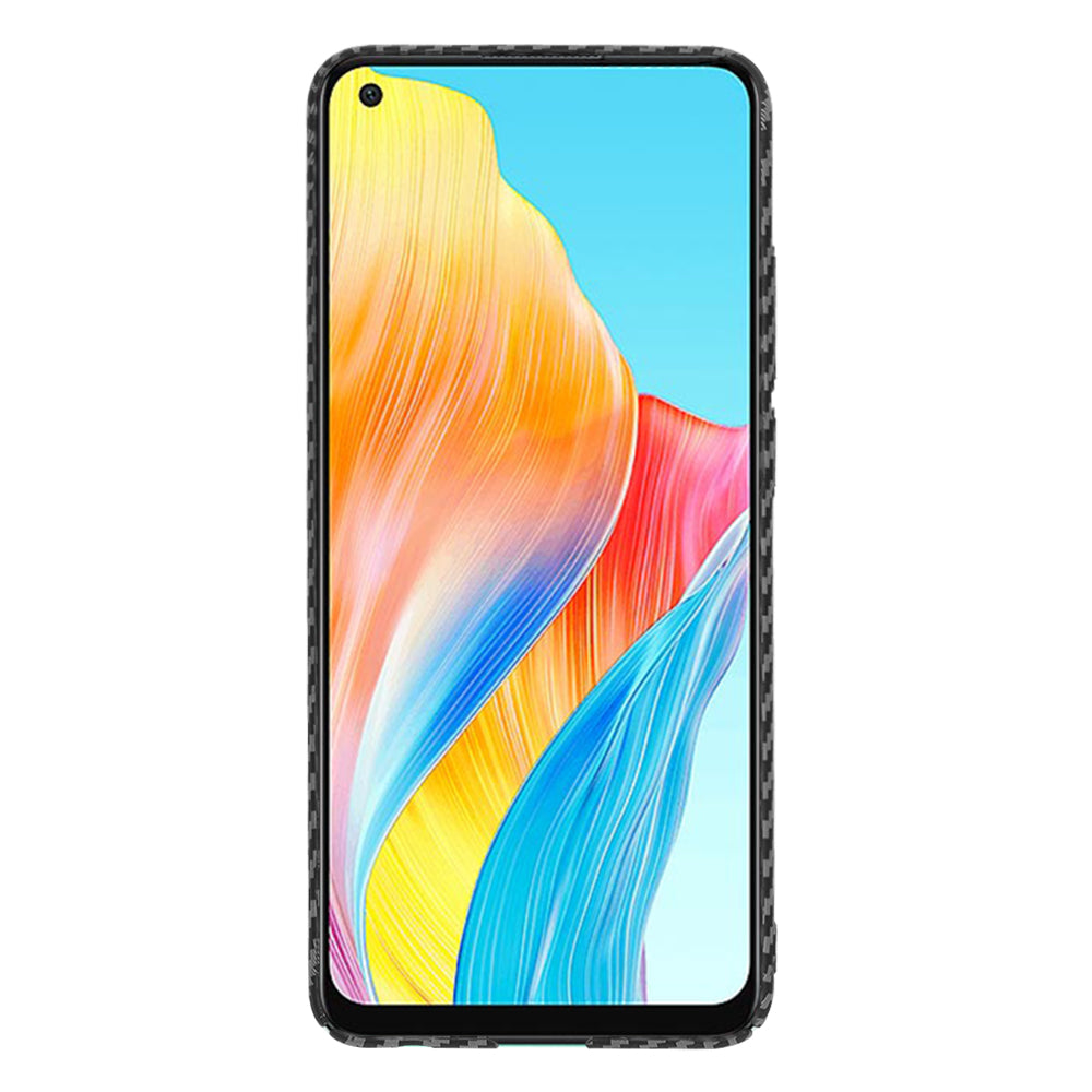 Калъф за Oppo A78 4G, Techsuit, Carbonite FiberShell, Черен