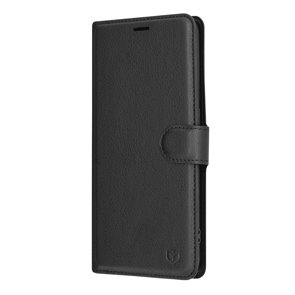 Калъф за Oppo A94 / Reno5 Lite, Techsuit, Leather Folio, Черен