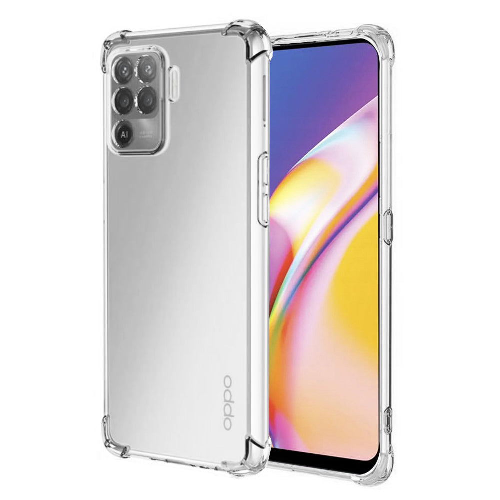 Калъф за Oppo A94 / Reno5 Lite, Techsuit, противоударен прозрачен, прозрачен