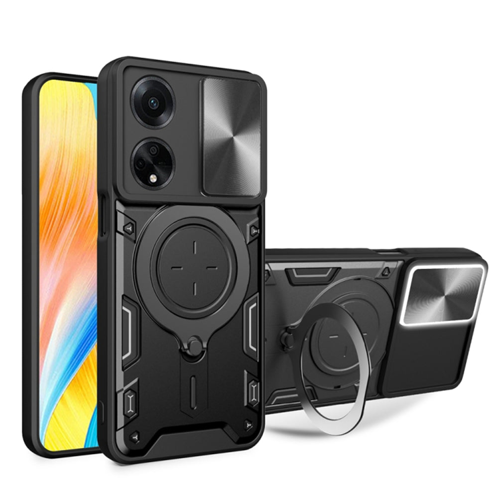 Калъф за Oppo A98, Techsuit, CamGuard Pro, Черен