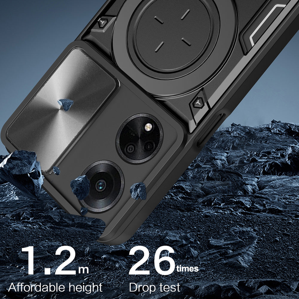 Калъф за Oppo A98, Techsuit, CamGuard Pro, Черен