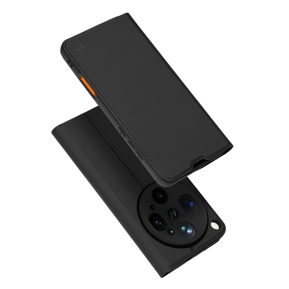 Калъф за Oppo Find X9 Ultra, Techsuit, Magskin Book, Черен