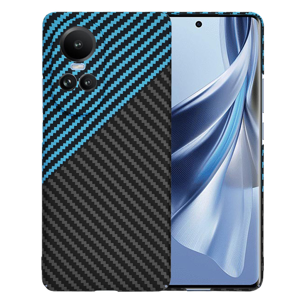 Калъф за Oppo Reno10 / Reno10 Pro, Techsuit, Carbonite FiberShell, Черен Bleu