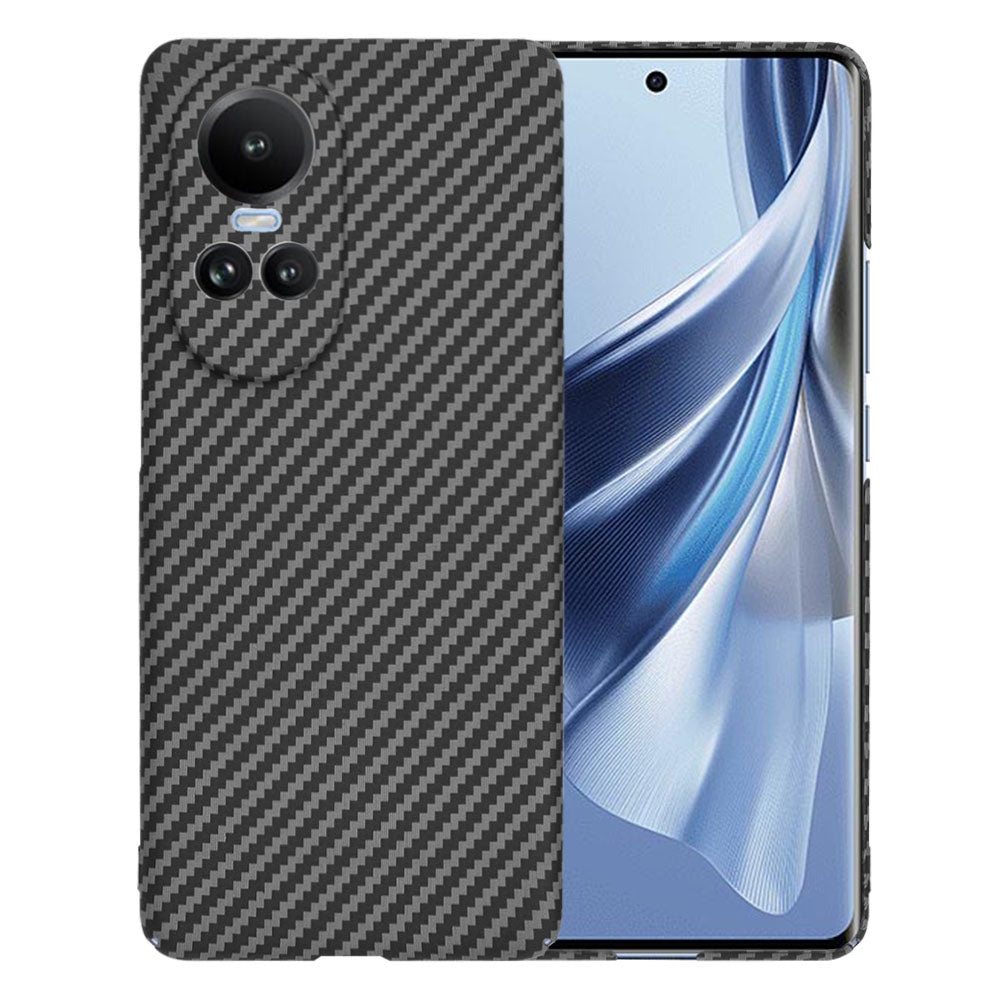 Калъф за Oppo Reno10 / Reno10 Pro, Techsuit, Carbonite FiberShell, Черен